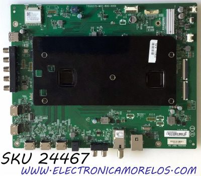 MAIN PARA TV VIZIO XICB0QK004 / 715G9370-M02-B00-005K / XICB0QK0040 / (X)XICB0QK004040X / PANEL T650QVF09.3 / MODELO P659-G1 / P659-G1 LTYAYNOV / V755-H4 LBNFB4KW