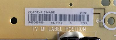 FUENTE DE PODER PARA TV VIZIO / NUMERO DE PARTE ADTVJ1834ABD / 715GA650-P01-000-003S / J1834ABD / 4877145 / PANEL T650QVF09.5 / MODELO P65Q9-H1 / P65Q9-H1 LTYAZNKW / P65Q9-H1 LTMA - Imagen 2