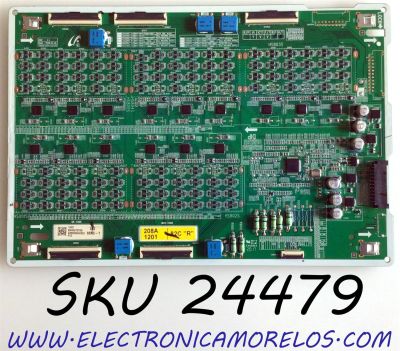 LED DRIVER (L) PARA TV SAMSUNG QLED 8K UHD HDR SMART TV / NUMERO DE PARTE BN44-01070A / BN4401070A / L82S8SNC_THS / PANEL'S CY-TT082JMLV1H / CY-TT082JMLV4H / MODELOS QN82Q800 / QN82Q800TAFXZA / QN82Q800TAFXZA FF02