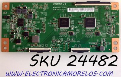 T-CON PARA TV TCL NUMERO DE PARTE ST7461D02-7 / CSC06-1 / 34291100AT / 34291100AT0111 / PANEL LVU750NDHL CD9W00 V1 / MODELO 75R635