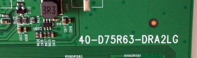 LED DRIVER PARA TV TCL / NUMERO DE PARTE 08-D75R630-DR200AA / 40-D75R63-DRA2LG / D75R63 / V8-RT73K11-LC1V005 / V8-RT73K11-LC1V005(34DD) / J2180305SA090LD / H07802PNM56A2 / PANEL LVU750NDHL  CD9W00 V1 / DISPLAY ST 7461D02-D / MODELO 75R635 - Imagen 3
