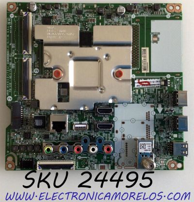 MAIN PARA TV LG NANOCELL 4K SMART UHD TV AI THINQ® / NUMERO DE PARTE EBT66493104 / EAX69083603 / EAX69083603(1.0) / E303981 / PANEL / NC650EQG-ABHHA / DISPLAY HV650QUB-V9H / MODELO 65NANO81ANA / 65NANO81ANA.BUSTROL