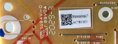 FUENTE DE PODER PARA TV PHILIPS / NUMERO DE PARTE AC7RC021 / BACRRAF0102 1 / AC7RCMPW-001 / BACRRAF01021 / PANEL  UCFR1XT / MODELO 55PFL4864/F7 / 55PFL4864/F7 A ME3A - Imagen 3