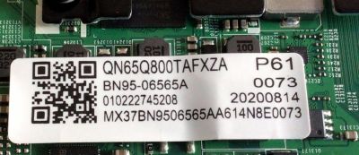 T-CON PARA TV SAMSUNG QLED 8K UHD HDR SMART TV / NUMERO DE PARTE BN95-06565A / BN41-02765A / BN97-16900A / BN41-02765A-000 / DFVC2009 / PANEL CY-TT065JMLV4H / MODELO QN65Q800 / QN65Q800TAFXZA / QN65Q800TAFXZA FF02 - Imagen 3