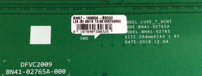 T-CON PARA TV SAMSUNG QLED 8K UHD HDR SMART TV / NUMERO DE PARTE BN95-06565A / BN41-02765A / BN97-16900A / BN41-02765A-000 / DFVC2009 / PANEL CY-TT065JMLV4H / MODELO QN65Q800 / QN65Q800TAFXZA / QN65Q800TAFXZA FF02 - Imagen 2