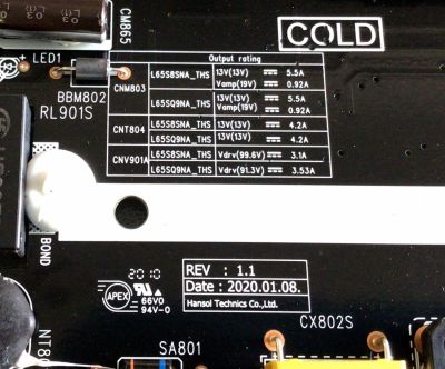 FUENTE DE PODER PARA TV SAMSUNG QLED 8K UHD HDR SMART TV / NUMERO DE PARTE BN44-01073A / L65S8SNA_THS / BN4401073A / PANEL CY-TT065JMLV4H / MODELO QN65Q800 / QN65Q800TAFXZA / QN65Q800TAFXZA FF02 - Imagen 2