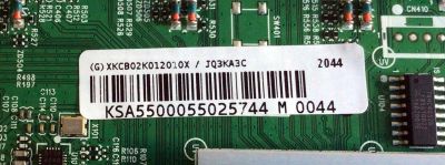 MAIN PARA TV VIZIO 4K·HDR·UHD / NUMERO DE PARTE XKCB02K012 / 715GA874-M0C-B00-004G / XKCB02K0120 / 905TXKSA55002200CX / PANEL TPT550F2-PU4L01.Q REV:S01C / DISPLAY LC546PU4L 01 / MODELOS V555-H1 / V555-H1 LTCDZHKW / V555-H1 LTCDZHNW - Imagen 3