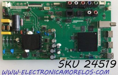 MAIN FUENTE (COMBO) PARA TV VIZIO SMART TV / NUMERO DE PARTE 6M03A0002300V / 6M03M0003300R / TP.MT5581.PB761 / 191E24526C / E248237 / 2C641F5B221B / PANEL V400HJ9-D03 REV.CI / MODELOS D40F-G9 / D40F-G9 LINIXTDW / D40F-G9 LINIXTEW