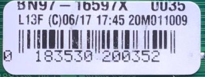 MAIN PARA SMART TV SAMSUNG QLED 4K CON HDR RESOLUCION (3,840 x 2,160) / NUMERO DE PARTE BN94-15319F / BN41-02756B / BN97-16597X / 010219931196 / BN41-02756B-000 / 20200618 / PANEL CY-RT058HGNV2H NW25 / MODELO QN58Q60TAFXZA DB01 - Imagen 3