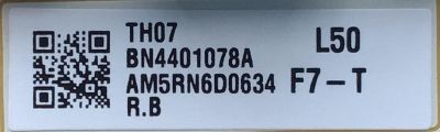 FUENTE DE PODER PARA TV SAMSUNG / NUMERO DE PARTE BN44-01078A / L50F7_THS / BN4401078A / AM5RN6D0634 / PANEL CY-RT050HGAV4H NW26 / MODELO QN50LS03TAFXZA AA01 - Imagen 2