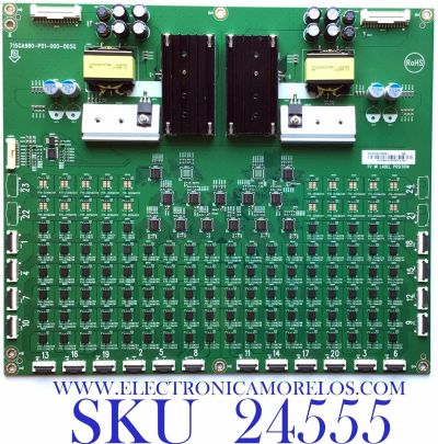 LED DRIVER PARA TV VIZIO / NUMERO DE PARTE LNTVKI12ZAXAH / 715GA980-P01-000-005G / (X)LNTVKI12ZAXAH / KI12ZAXAH / 5003006 / PANEL T650QVF09.5 / MODELO P65Q9-H1 LTYAZNMW 