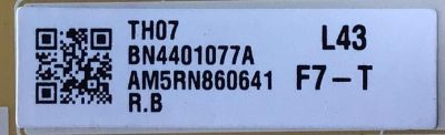 FUENTE DE PODER PARA TV SAMSUNG QLED / NUMERO DE PARTE BN4401077A / BN44-01077A / L43F7_THS  / PANEL CY-RT043HGEV1H / MODELO QN43LS03 / QN43LS03TAFXZA BA01 - Imagen 2