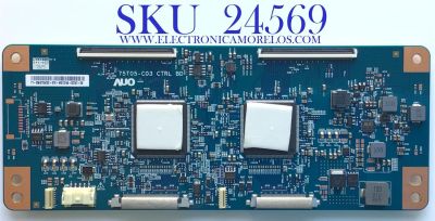 T-CON PARA TV SONY / NUMERO DE PARTE 5565T55C02 / 75T05-C03 CTRL BD / 55.65T55.C02 / PANEL YD8S009DTU01 / MODELO XBR-65Z9F / XBR65Z9F