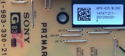 FUENTE DE PODER PARA TV SONY / NUMERO DE PARTE 147471211 / 1-983-330-21 / 1-474-712-11 / APS-420/B / PANEL YD8S009DTU01 / MODELO XBR-65Z9F / XBR65Z9F - Imagen 2
