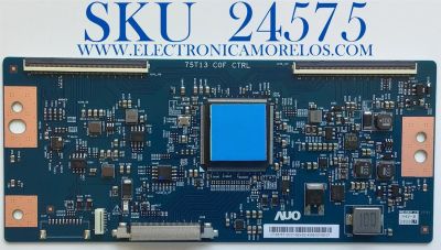 T-CON PARA TV SONY / NUMERO DE PARTE 55.75T13.C07 / 5575T13C07 / 75T13-C0F / 75T13 C0F CTRL / PANEL YSAF075CNU01 / MODELOS KD-75X75CH / KD75X75CH / KD-75X750H / KD75X750H