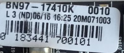 MAIN PARA SMART TV SAMSUNG QLED 8K Quantum HDR 32x RESOLUCION (7680 x 4320) / NUM DE PARTE BN94-15974A / BN41-02745A / BN97-17410K / DISPLAY BN96-50402B / 010219872912 / 20200617 / PANEL CY-TT085JLAV3H NW23 / MODELO QN85Q950TSFXZA AC02 - Imagen 3