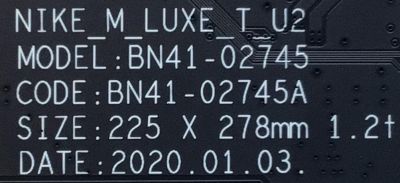 MAIN PARA SMART TV SAMSUNG QLED 8K Quantum HDR 32x RESOLUCION (7680 x 4320) / NUM DE PARTE BN94-15974A / BN41-02745A / BN97-17410K / DISPLAY BN96-50402B / 010219872912 / 20200617 / PANEL CY-TT085JLAV3H NW23 / MODELO QN85Q950TSFXZA AC02 - Imagen 4