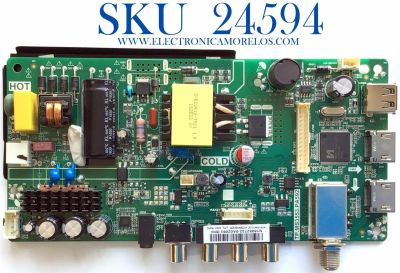 MAIN FUENTE (COMBO) PARA TV INSIGNIA / NUMERO DE PARTE 3200533977 / TP.MS3553.PA592 / N18082732 / 320045532112005 / 9EEC 20171220_103751 / E254215 / BOEI236WX1(OC:HV236WHB-N00) / MODELO NS-24D310NA19