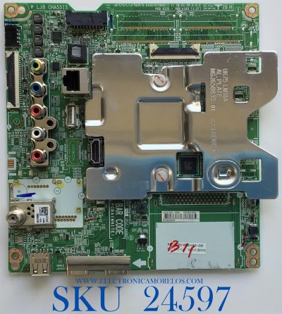 MAIN PARA TV LG 4K·UHD·HDR SMATR TV / NUMERO DE PARTE EBT65512504 / EAX67872805 / 65512504 / EAX67872805(1.1) / HC700EQN-VHSR3-211X / MODELO 70UK6190PUB / 70UK6190PUB.BUSMLJR