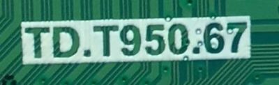 MAIN PARA TV TOSHIBA / NUMERO DE PARTE CN2T100001E / TD.T950.67 / N20041510-0A05849 / CN2T100001E00DWALMK18060800B / PANEL K320WDCRA-UA200A4 / MODELO TF-32A710U21 - Imagen 3