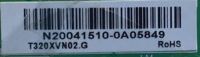 MAIN PARA TV TOSHIBA / NUMERO DE PARTE CN2T100001E / TD.T950.67 / N20041510-0A05849 / CN2T100001E00DWALMK18060800B / PANEL K320WDCRA-UA200A4 / MODELO TF-32A710U21 - Imagen 4