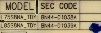 FUENTE DE PODER PARA TV SAMSUNG QLED 4K UHD HDR SMART TV / NUMERO DE PARTE BN44-01039A / L85S8NA_TDY / BN4401039A / L85S8NA_TDY:75.1V / PANEL CY-TT085FMAV3H / MODELO QN85Q80 / QN85Q80TAFXZA / QN85Q80TAFXZA AC02 / QN85Q80AAFXZA AB05 - Imagen 3