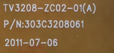 BACKLIGHT INVERTER PARA TV HAIER / NUMERO DE PARTE TV-5210-694 / TV3208-ZC02-01 / TV3208-ZC02-01(A) / 303C3208061 / KB-3151C / E59670 / PANEL V315B6-L04 Rev.C1 / MODELOS L32D1120 / L32D1120A / L32F1120A - Imagen 2