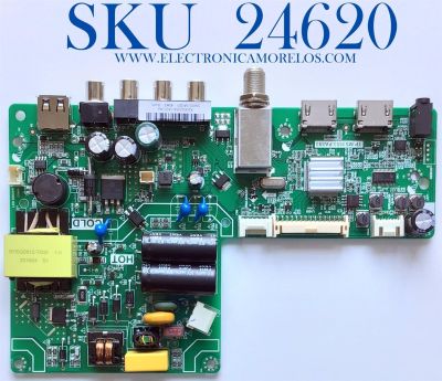 MAIN FUENTE (COMBO) PARA TV INSIGNIA / NUMERO DE PARTE 536D215AF201 / TP.MS3553.PA593 / A20052354 / 2010066018 /  515Y3553DM03 / TP.MS3553.PA593B / 20200506 / E248237 / 163121 / 191E24857A / PANEL T215HVN01.1 / MODELO NS-22D510NA19 / NS-22D510NA19 REV.C