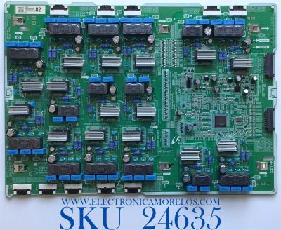 LED DRIVER PARA TV SAMSUNG / NUMERO DE PARTE BN44-00949D / L82Q8NB_NHS / BN4400949D / AM5RK860170 / PANEL CY-TN082FLLV1H KW42 / MODELO QN82Q8FNBFXZA FA01