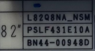 FUENTE DE PODER PARA TV SAMSUNG / NUMERO DE PARTE BN44-00949D / L82Q8NB_NHS / BN4400949D / AM5RK860170 / PANEL CY-TN082FLLV1H KW42 / MODELO QN82Q8FNBFXZA FA01 - Imagen 2