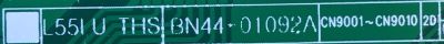 LED DRIVER PARA TV SAMSUNG / NUMERO DE PARTE BN44-01092A / L55IU_THS / BN4401092A / AM5RN7D0943 / PANEL CY-TR055FLAVFH / MODELO QN55LST7TAFXZA AA01 - Imagen 2
