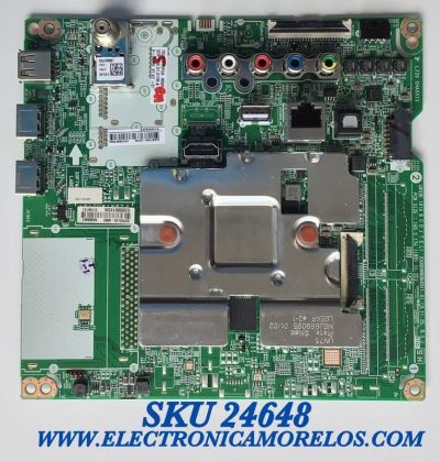 MAIN PARA TV LG UHD 4K HDR SMART TV / NUMERO DE PARTE EBT66527904 / EAX69083603 / EAX69083603(1.0) / 66086801 / 31196731 / PANEL´S NC700DQE-VSHX1 / NC700DQE-VSHX7 / MODELO 70UN7070PUA / 70UN7070PUA.AUSMLKR