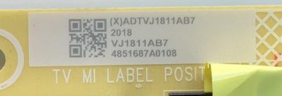 FUENTE DE PODER PARA TV VIZIO / NUMERO DE PARTE ADTVJ1811AB7 / 715GA750-P01-000-003S / (X)ADTVJ1811AB7 / VJ1811AB7 / 4851687A0108 / PANEL TPT430H3-QUBH10.K REV:SAP0H / TPT430H3-QUBH10.K REV:SA9P0Q MODELOS V435-H11 LTMUZGLW / V435-H1 LTCUZGKW - Imagen 2