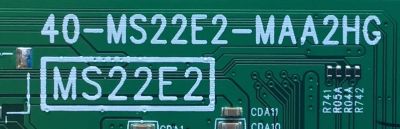 MAIN PARA TV TCL·ROKU TV 4K·UHD·HDR / NUMERO DE PARTE 08-CS75CUN-OC406AA / 40-MS22E2-MAA2HG / MS22E2 / 08-MS22E03-MA200AA / 08-MS22E03-MA300AA / V8-ST22K01-LF1V / PANEL LVU750NDEL / DISPLAY ST7461D01-A VER.2.1 / MODELOS 75S431 / 75S435 - Imagen 3