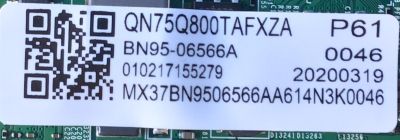 T-CON PARA TV SAMSUNG QLED 8K UHD HDR SMART TV / NUMERO DE PARTE BN95-06566A / BN41-02764A / BN97-16901A / W058C-610A / PANEL CY-TT075JMLV4H / MODELOS QN75Q800 / QN75Q800TAFXZA / QN75Q800TAFXZA FM06 / QN75Q800TAFXZA FA07 / QN75Q850 / QN75Q850TAFXZA - Imagen 2