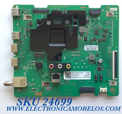 MAIN PARA TV SAMSUNG 4K UHD·HDR SMART TV / NUMERO DE PARTE BN94-15785U / BN41-02756B / BN97-16597X / BN9415785U / PANEL CY-RT043HGHV4H / MODELO QN43Q60 / QN43Q60TAFXZA CD02