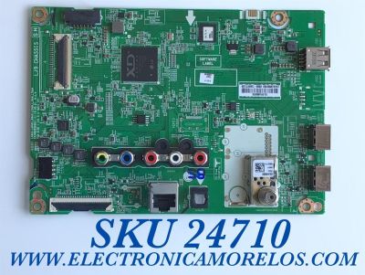 MAIN PARA TV LG SMART TV / NUMERO DE PARTE EBU65672237 / EAX68209006 / EAX68209006(1.1) / PANEL NC430DUE-VHHX1 / MODELO 43LM5700PUA / 43LM5700PUA.BUSSLJM