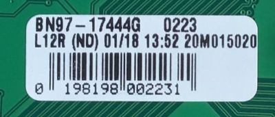 MAIN PARA TV SAMSUNG 4K·UHD·HDR / NUMERO DE PARTE BN94-16115E / BN41-02751B / BN41-02751C / BN97-17444R / BN97-17444G / BN96-52990A / CY-BT055HGCV1H / PT550GT02-1 / MODELOS UN55TU700DFXZA XA10 / UN55TU7000FXZA XA10 / UN55TU7000B / UN55TU7000BXZA WA20 - Imagen 3