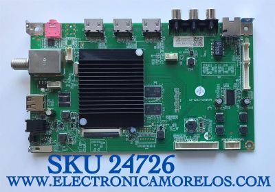 MAIN PARA TV ONN·ROKU TV 4K UHD HDR SMART TV (70) / NUMERO DE PARTE MS16010-ZC01-01 / 2E01413C0 / 515C16010M08 / KB6160A / E503744 / PANEL JE695R3HB9L / MODELO 100012588 / ((NOTA IMPORTANTE:CHECAR QUE EL PANEL Y MODELO CORRESPONDA CON SU TELEVISION))