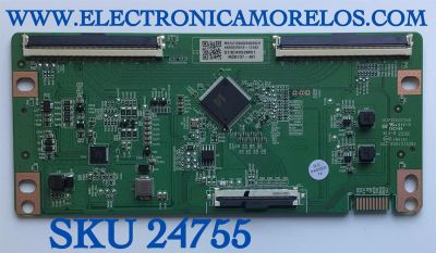 T-CON PARA TV ONN·ROKU TV 4K SMART TV (50) / NUMERO DE PARTE CQC19001215262 / CCPD_96PIN_C0F_UHD_MU / 513C4952M01 / CQC19001215262 / CCPD_96PIN_COF_UHD_MU / 102P2E3372A0 / 2E03333A0 / PANEL CC500PV3D / 100012585 / (CHECAR EL PANEL Y MODELO CON SU TV)