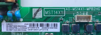 MAIN FUENTE (COMBO) PARA TV TCL 4K UHD HDR RESOLUCION (1280×720) SMART TV / NUMERO DE PARTE 08-CM32TML-LC206AA / 40-MS14X1-MPB2HG / 08-MST1420-MA200AA / 08-MST1420-MA300AA / PANEL LVW320NDEL / DISPLAY V320BJ8-Q01 / MODELO 32S331 - Imagen 2