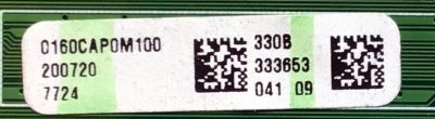 MAIN PARA TV VIZIO NUMERO DE PARTE 0160CAP0M100 / 1P-019C501-4011 / CAR0V / 200720 / 333653 / PANEL SD600DUA-5 / MODELO V605-H3 LFTRA3 - Imagen 2