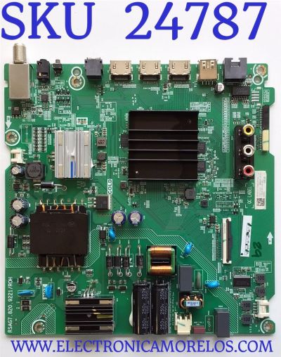 MAIN FUENTE (COMBO) PARA TV HISENSE·ROKU TV 4K UHD HDR SMART TV / NUMERO DE PARTE 263340 / RSAG7.820.9221/ROH / HU58A6109FUWR / 263341 / PANEL´S CV580U1-T01 / HD580X1U91-L1/S1/GM/ROH / HD580X1U91-L1/S0/CKD3A/ROH/1 / MODELO 58R6E3 / 58R6E3 58A6109FUWR