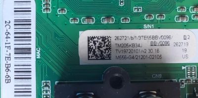 MAIN PARA TV VIZIO QLED 4K SMART TV RESOLUCION (3840 X 2160) / NUMERO DE PARTE 262721 / T.MT5597.U768 / 262719 / TV19720101/V2 / 21201-02105 / PANEL´S HV550QUB-H10 / BOEI550WU1_H / MODELOS M556-G4 / M556-G4 LBPFQN / M556-G4 LBPFQNBW / M556-G4 LBPFQNBV - Imagen 2