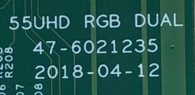 T-CON PARA VIZIO QLED 4K SMART TV / NUMERO DE PARTE 44-9771563O / 47-6021235 / HV550QUBH10 / 44-97715630 / B052004AA0068-02 / PANEL´S HV550QUB-H10 / BOEI550WU1_H / MODELO M556-G4 / M556-G4 LBPFQN / M556-G4 LBPFQNBW / M556-G4 LBPFQNBV - Imagen 2