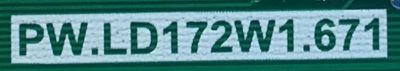 LED DRIVER PARA TV VIZIO / NUMERO DE PARTE 60101-03736 / PW.LD172W1.671 / 4300052586 / M556-G4 / A20020157-0A00466 / HV550QUB-H10 / PANEL HV550QUB-H10 / MODELO M556-G4 LBPFQNBW - Imagen 2