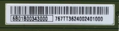  T-CON PARA TV SONY NUMERO DE PARTE 6B01B00343000 / 94V-0E88441T10111 / PANEL YD6S650DNN01  / MODELO XBR-65Z9D - Imagen 2