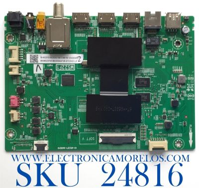 MAIN PARA TV TCL 4K·UHD·HDR ((ROKU TV))/ NUMERO DE PARTE 08-MS22F03-MA200AA / 40-MS22F1-MAB2HG / 08-MS22F03-MA300AA  / V8-ST22K01-LF / GNA000400A / PANEL LVU430NDEL / DISPLAY V430DJ1Q01 REV.C1 / MODELO 43S421