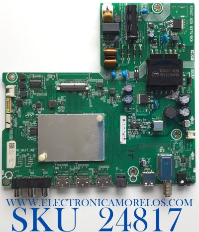 MAIN FUENTE PARA TV HISENSE NUMERO DE PARTE 279247A / RSAG7.820.9375/ROH / 279248 / 3TE40G20219M / TM20C141CD / G20217Y / 40E5600EUR(0001)1322 / PANEL V400HJ6-PE1 / MODELO 40H4030F1