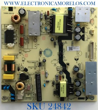 FUENTE PARA TV WEATINGHOUSE NUMERO DE PARTE 1010417189 / TV5006-ZC02-02 / 20200827 / 1010417189-00920 / PANEL V430DJ-Q01 / MODELO WR43UX4019